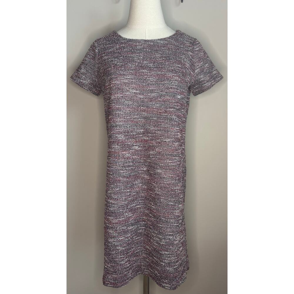 Loft Outlet Boucle Tweed Shift Dress sz SP